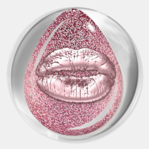 Naglar för konstnär för Makeup för runda för Runt Klistermärke