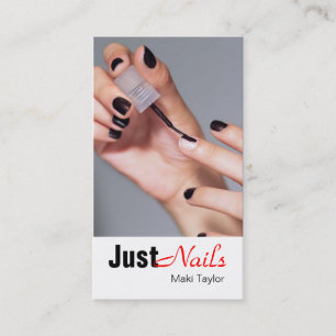 Naglar för MANICUREPEDICURE precis Visitkort