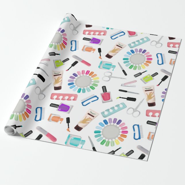 Naglar Manikyr Pedikyr Skönhetssalong  Presentpapper (Utrullad)