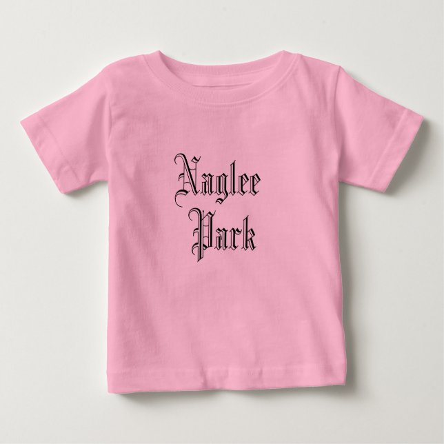 Naglee Park, ett grannskap i San Jose, formell låt T-shirt (Framsida)