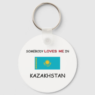 Någon älskar mig i KASAKHSTAN Nyckelring
