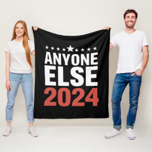 Någon annan 2024 valkampanj politisk rolig fleecefilt