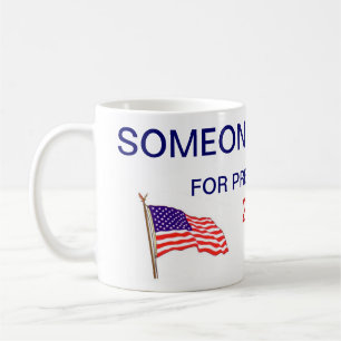 någon annars för president kaffemugg