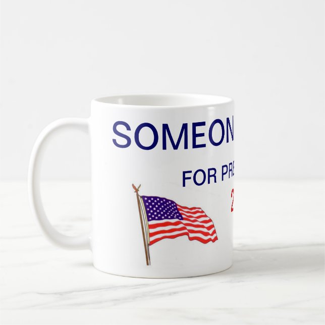 någon annars för president kaffemugg (Vänster)
