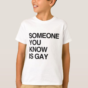 NÅGON ÄR DU KNOW GLAD TEE SHIRT