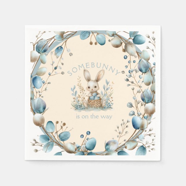 Någon är på väg. pappersservett (Framsidan)