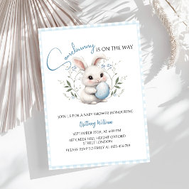 Någon är på Way Boy Påsk Baby Shower Inbjudningar