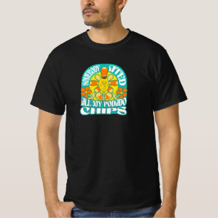 Någon åt upp alla mina Podado-chips - Retro Groovy T Shirt