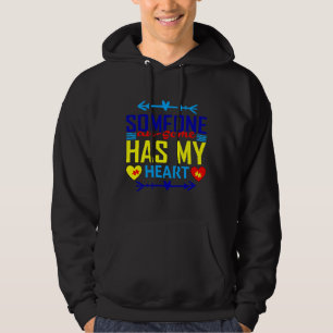 Någon ausome har mitt hjärta och spolpulserande hj hoodie