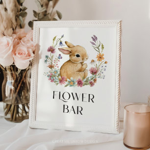 Någon babystövel Flower Pub Poster