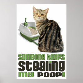 Någon Behålla som poster min Poop-kattlover