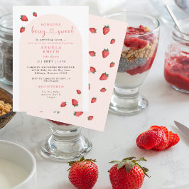 Någon Berry Sweet  Baby Shower II Inbjudningar