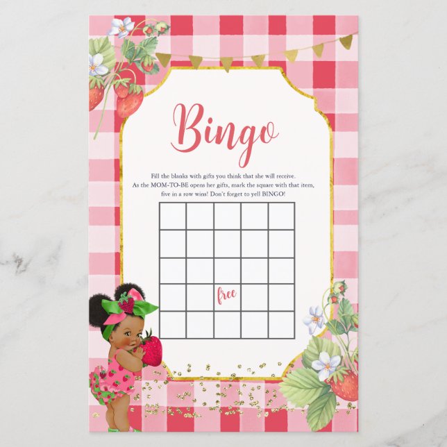 Någon Berry Sweet Strawberry Baby Bingo Games (Framsida)