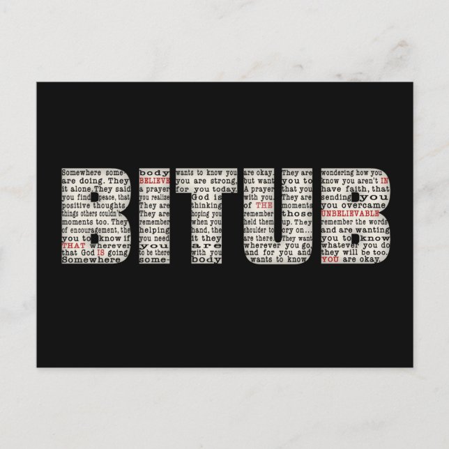 Någon (BITUB) Vykort (Framsida)