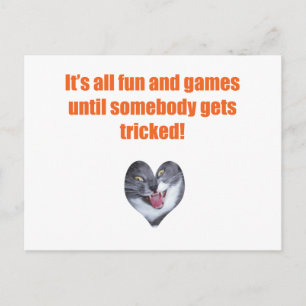 Någon blir lurad vykort