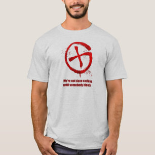 Någon blöder t-skjortan tee shirt