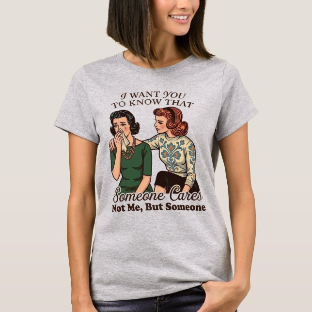 Någon bryr sig t shirt (Framsida)