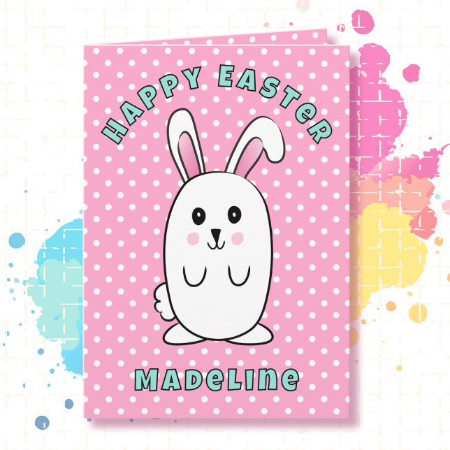 Någon Bunny Kärlek Du är en fin kanin Tecknad Påsk Kort (Skapare uppladdad)