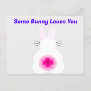 Någon Bunny Kärlek Du vykort