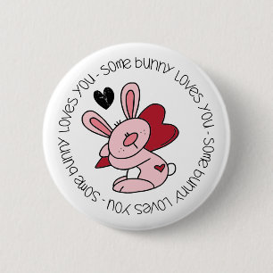 Någon Bunny Kärlek You Knapp