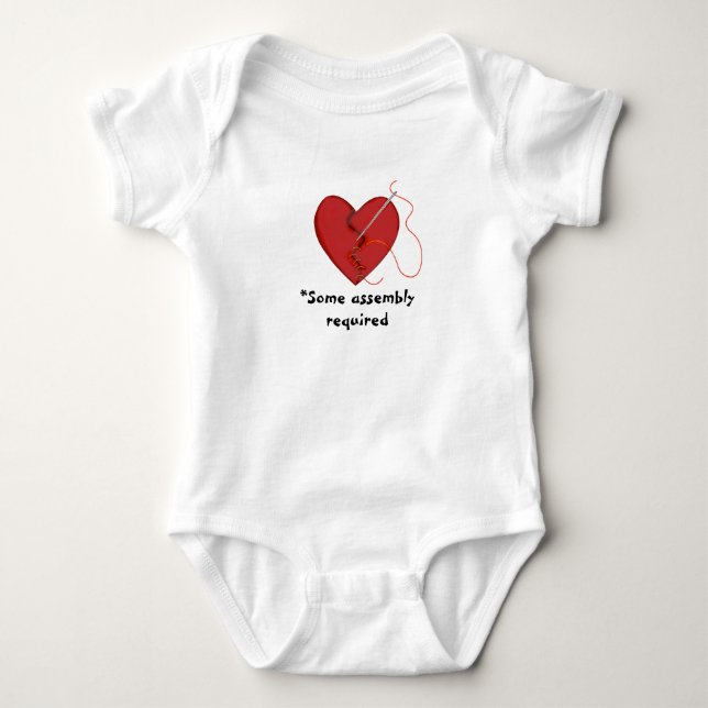 Någon enhet krävd lagad hjärtaBodySuit Tee (Framsida)