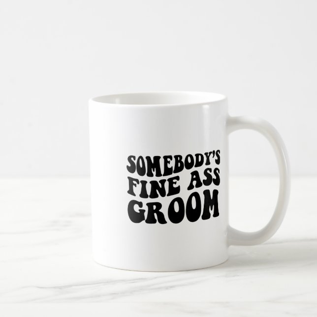 Någon fin brudgumme  kaffemugg (Höger)