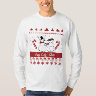 Någon för jultröja för stad ful röveri för t shirt