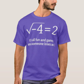 Någon förlorar An i Funny Math 3 T Shirt