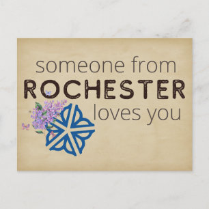 Någon från Rochester Kärlek You Postcard Vykort