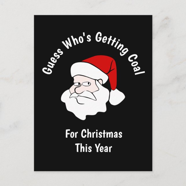 Någon hämtar kol till julgruset vykort (Framsida)