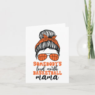 Någon har Loud Mouth Sketll Mamma Messy Bun Mamma Kort
