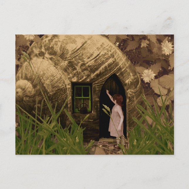 Någon hemma? vykort (Framsida)