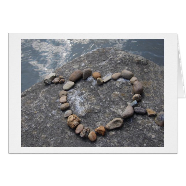 Någon hjärta hälsningskort (Framsidan Horizontal)