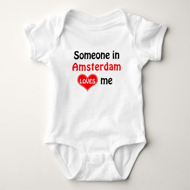 Någon i Amsterdam kärlek mig T Shirt (Framsida)