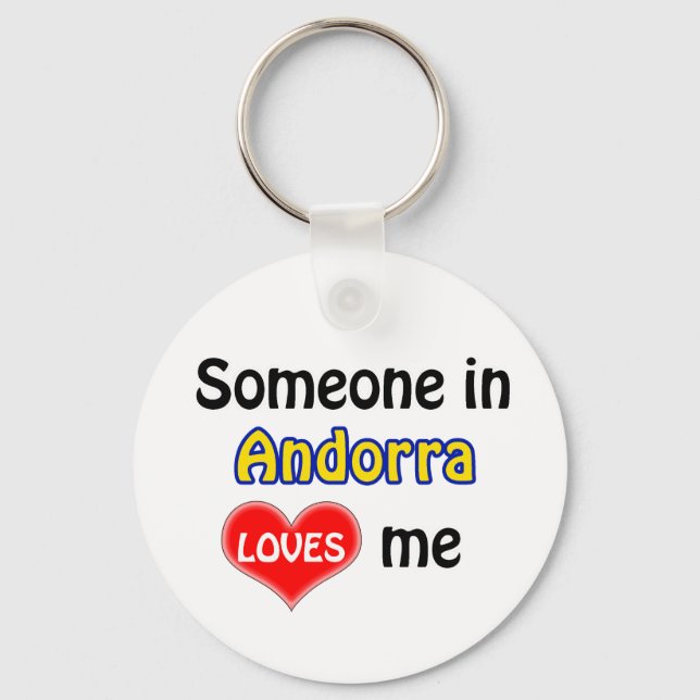 Någon i Andorra Kärlek mig Nyckelring (Framsida)