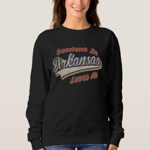 Någon i Arkansas Kärlek Me Retro State Vintage T Shirt