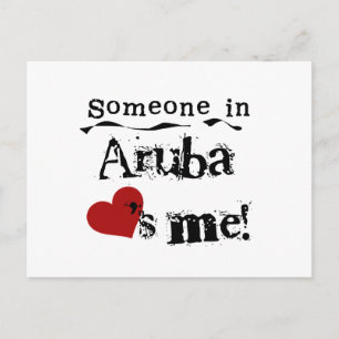 Någon i Aruba Kärlek me Vykort