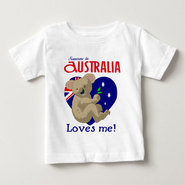 Någon i Australien älskar mig koalaen Tee (Framsida)