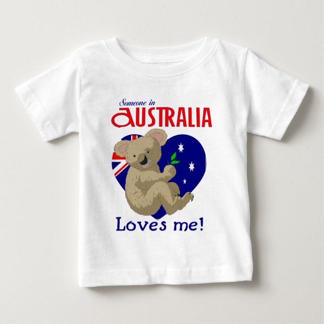 Någon i Australien Kärlek Me Koala T Shirt (Framsida)