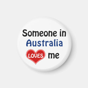 Någon i Australien kärlek mig Magnet