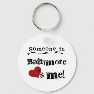 Någon i Baltimore Nyckelring