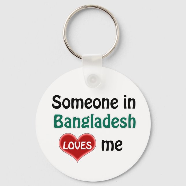 Någon i Bangladesh Kärlek mig Nyckelring (Framsida)