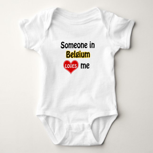 Någon i Belgien kärlek mig T Shirt (Framsida)