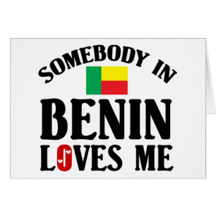 Någon i Benin Hälsningskort