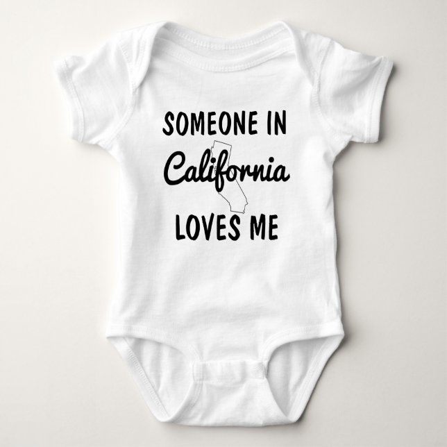 Någon i California Kärlek Me Shower T Shirt (Framsida)