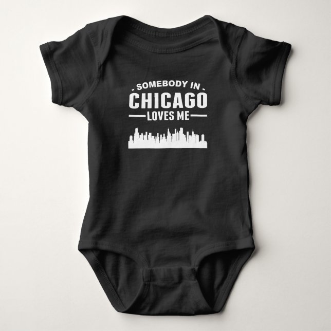 Någon i Chicago älskar mig T-shirt (Framsida)