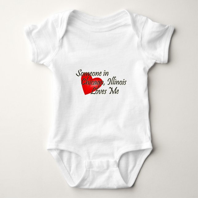 Någon i Chicago älskar mig T-shirt (Framsida)
