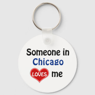 Någon i Chicago Kärlek mig Nyckelring