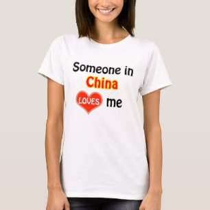 Någon i China kärlek mig T-shirt