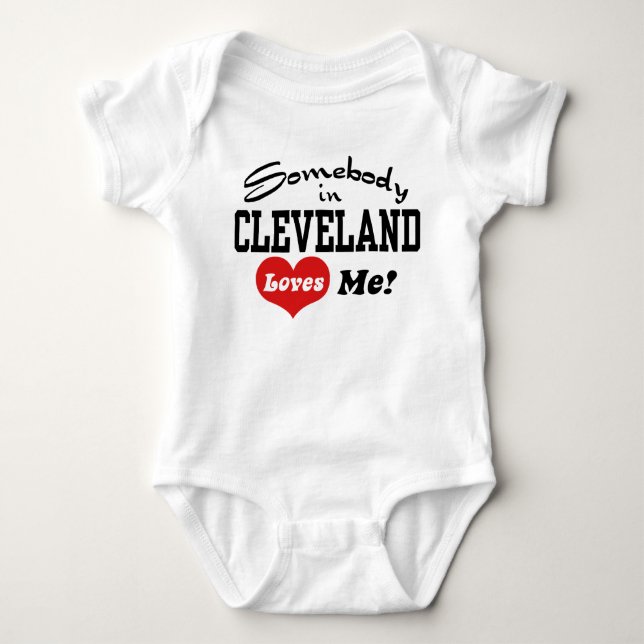 Någon i Cleveland Kärlek Me T Shirt (Framsida)